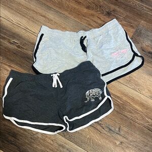 XL set lot of two Women's Athletic short Shorts beach swimsuit cover up